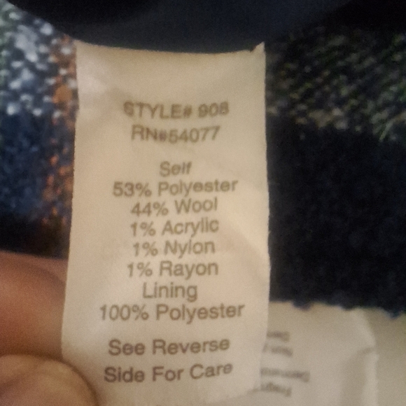 CAbi Wool Blend Tweed Double Breasted Vest SZ XS - Picture 10 of 11